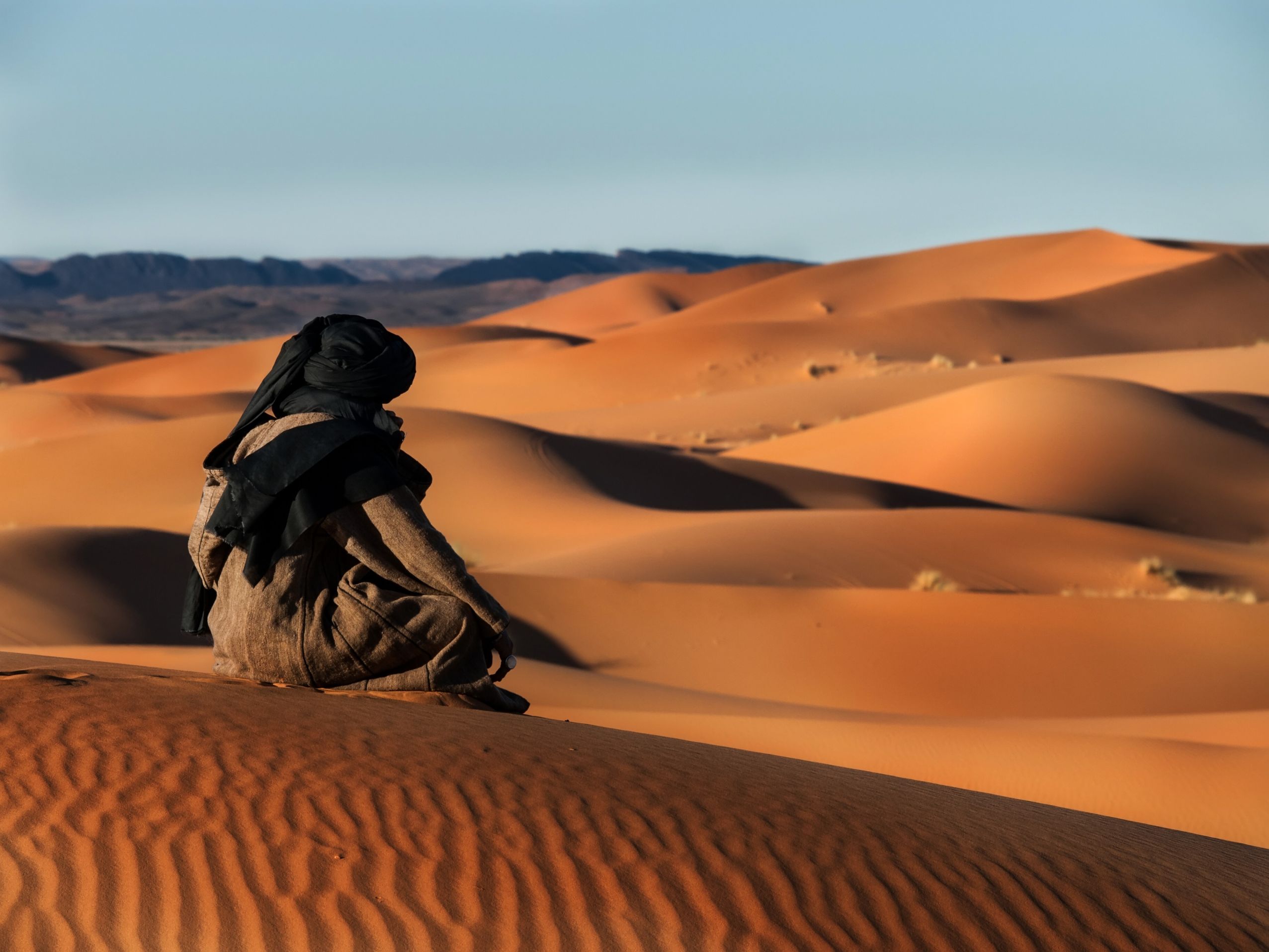Touareg dans le désert
