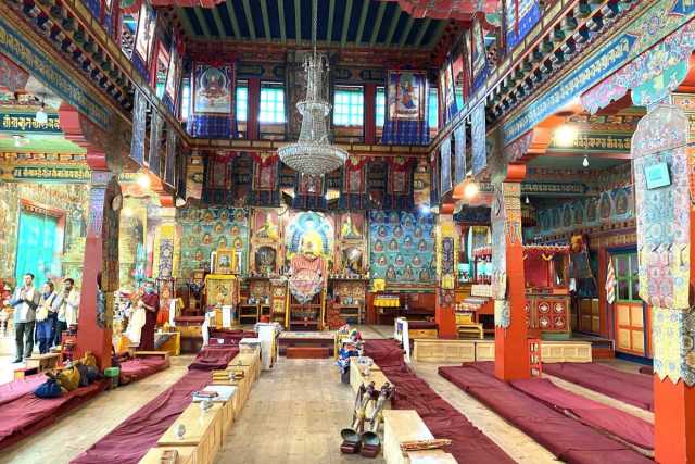 Trekking de campamento en las estribaciones del Everest