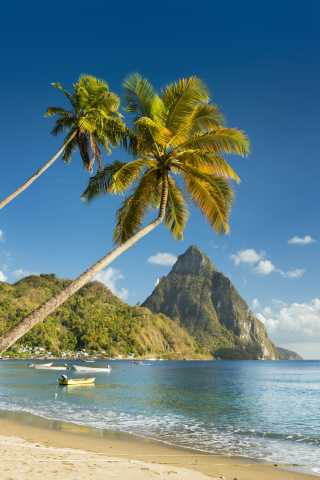 Fuga romantica davanti al mare dei Caraibi