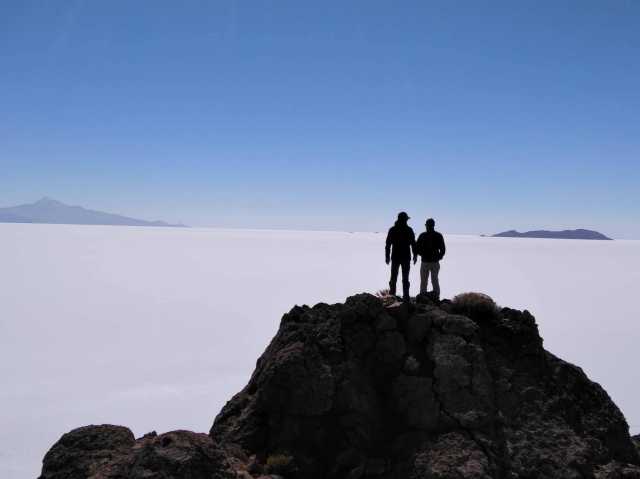 Uyuni, Salzpfannen, Vulkane,
Lagunen und Flamingos