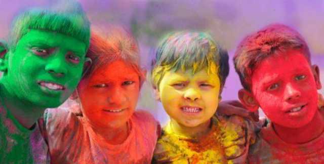 Rajasthan en Holi (het feest van de kleuren)