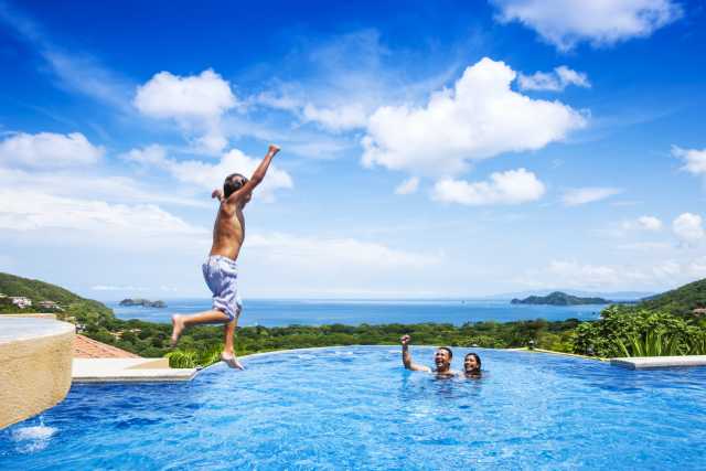 Costa Rica met het gezin