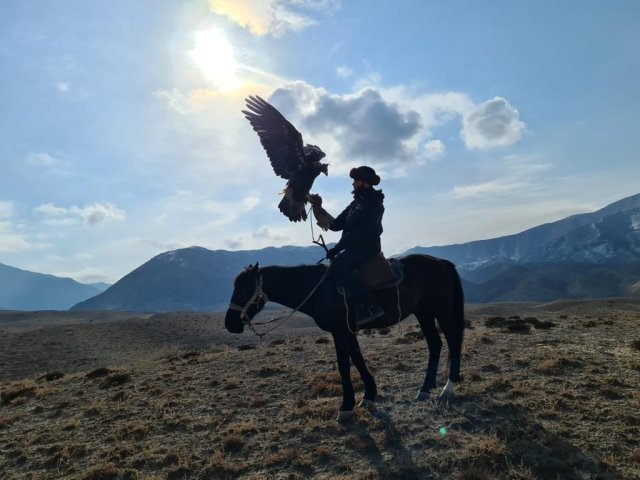 Passeio a cavalo nas Montanhas Celestiais
