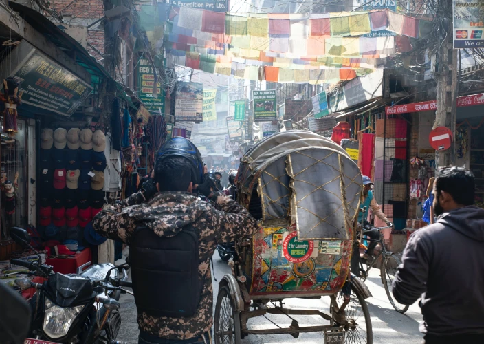 Faces of Nepal - Back to the capital city. - KTM street