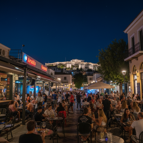 Une histoire d'amour en Grèce : Athènes, Mykonos, Paros & Santorin