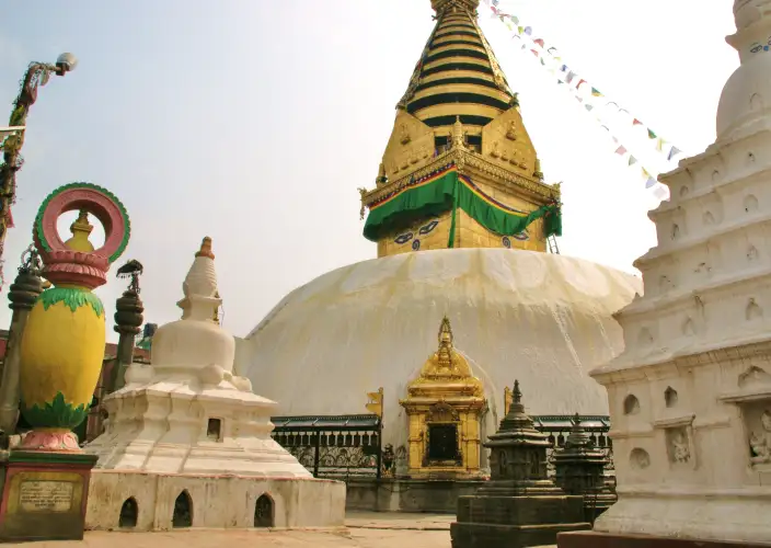 Le Triangle d'Or - Katmandou, Pokhara & Chitwan - Bezoek aan het Durbarplein van Kathmandu, Swambhunath en Patan - Foto van de dag