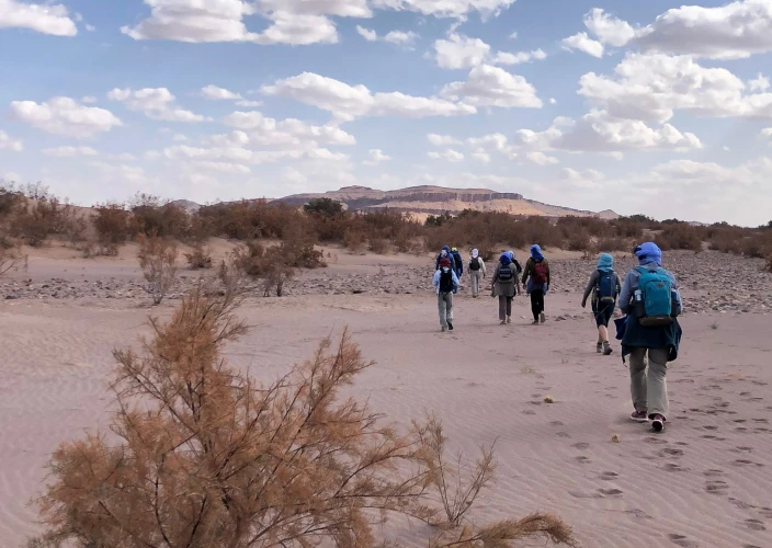 Yoga & caminhada na suavidade das dunas - Noite em acampamento - Foto do dia