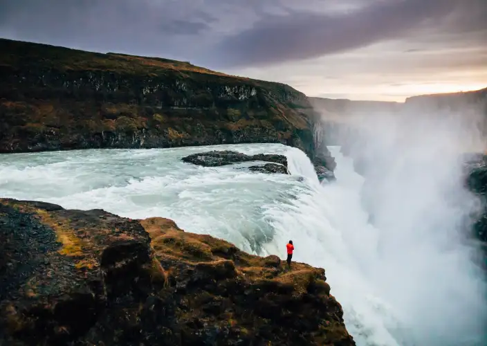 Golden Circle, Friðheimar Tomato Farm & Laugarás Lagoon - Gullfoss Waterfall - Photo of the day