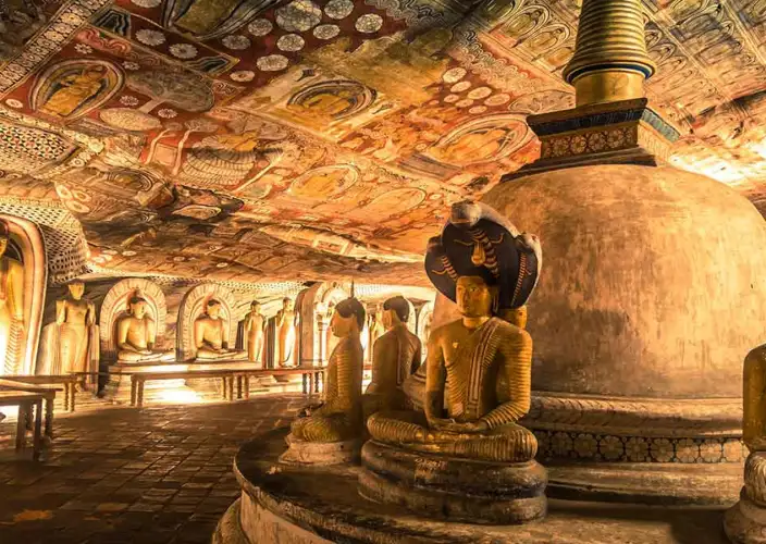 Esplora la Mitica Ceylon - Tempio d'Oro di Dambulla – Massaggio ayurvedico opzionale - Foto del giorno