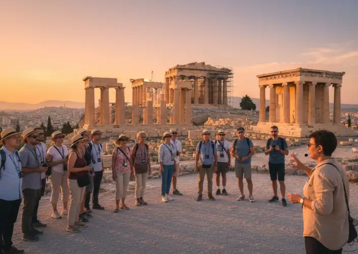 Grand voyage en Grèce : Athènes, Nafplio, Thessalonique & Crète - Athènes | Points forts antiques - Photo du jour