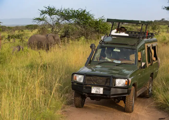 Simba Safari: Descubre el lado salvaje de Tanzania - Safaris de día completo en el Parque Nacional del Serengeti - Elewana Serengeti Migration Camp