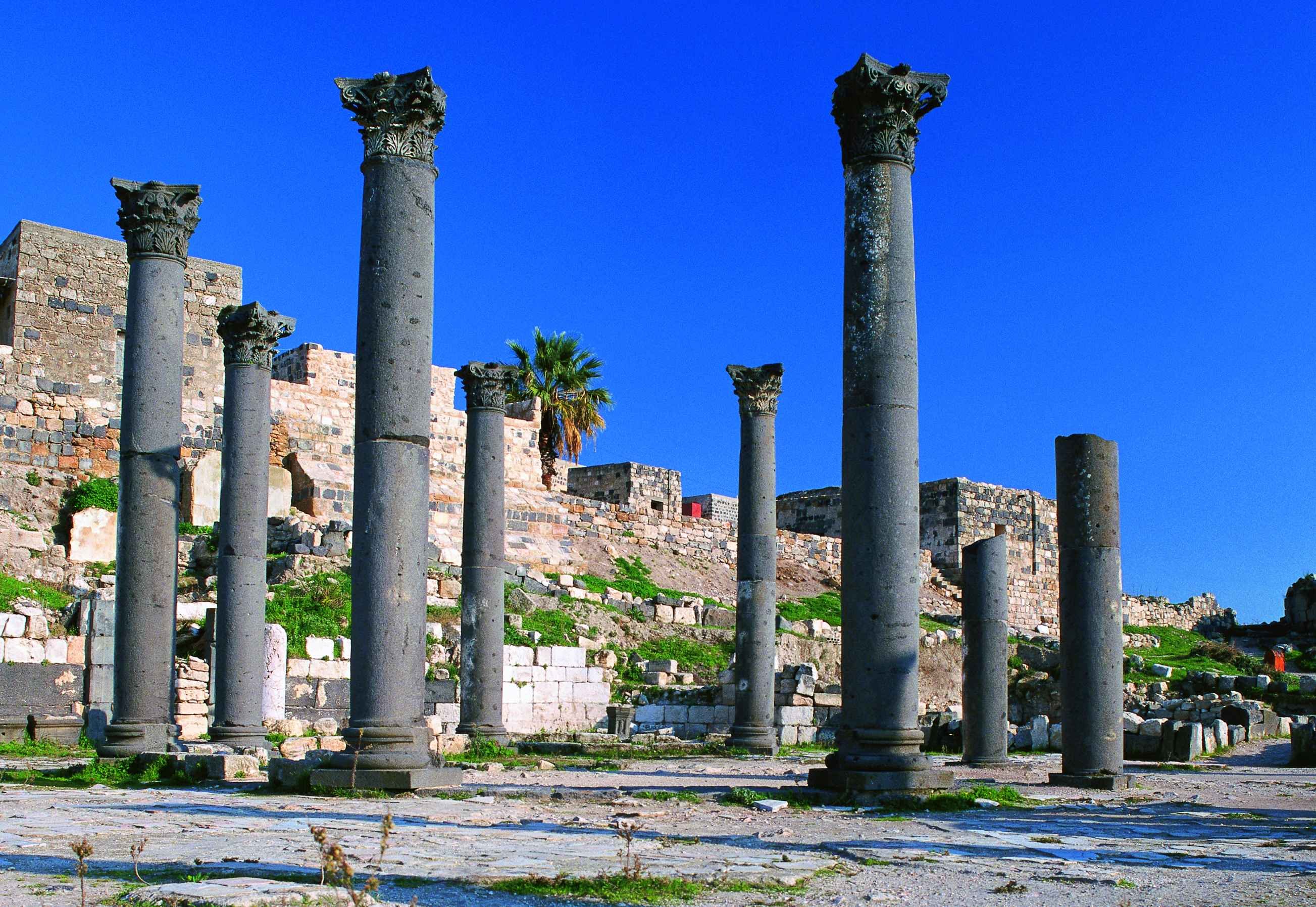 Traversée de la Jordanie - Umm Qais - Vallée du Jourdain - Mer Morte - Madaba - Umm Qais - Vallée du Jourdain - Mer Morte - Madaba
