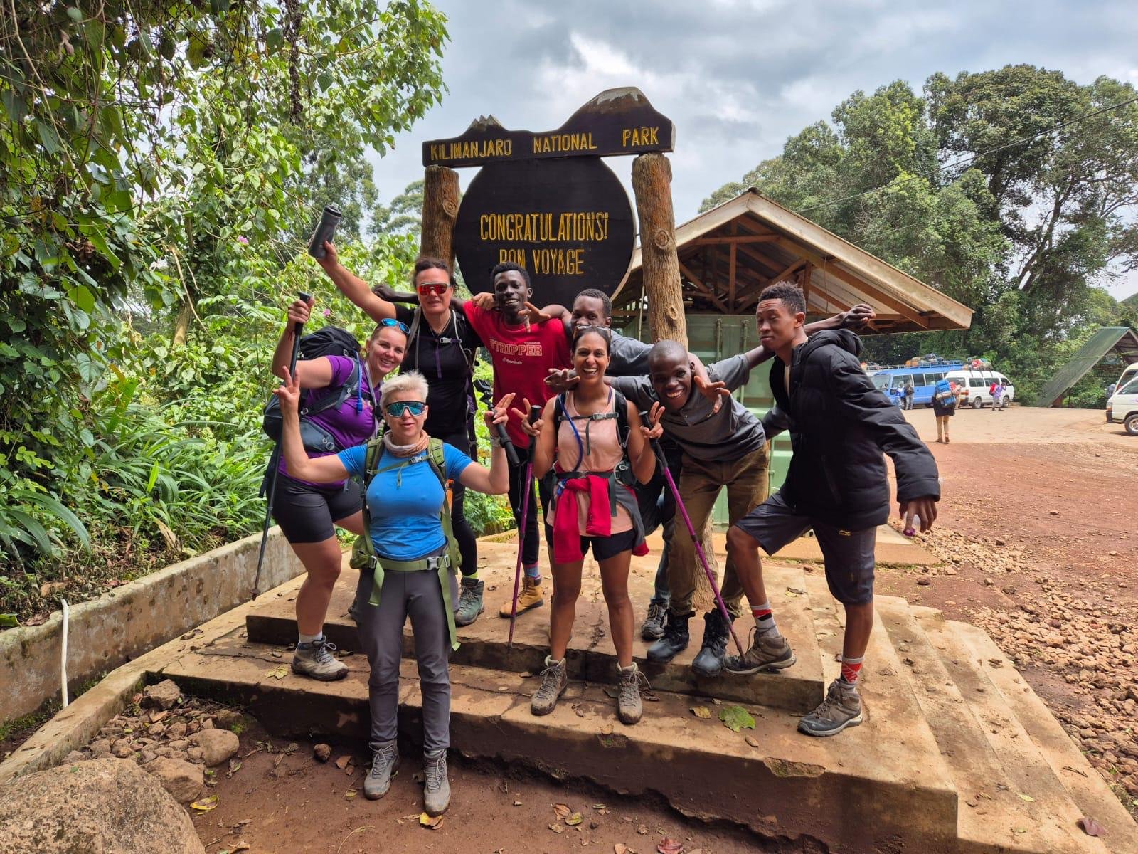 6-day Machame Route trek - Mweka Camp to Mweka Gate - Mweka Camp to Mweka Gate