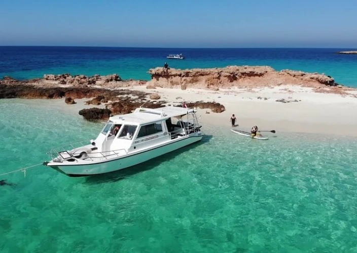 Luxe Toegangspoort tot Oman - 7 Dagen Luxe met Stijl - Dimaniyat-eilanden snorkelavontuur (gedeelde basis) - Foto van de dag