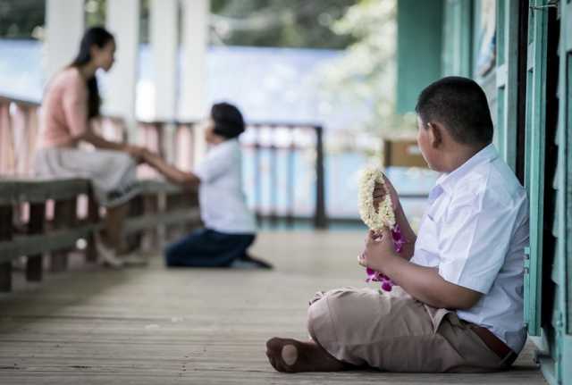 Land van delen in het zuiden van Thailand