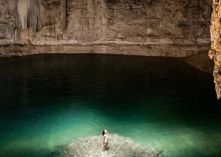 O circuito de Yucatán ☀️ - Passeio de moto-táxi e banho em cenotes - Foto do dia