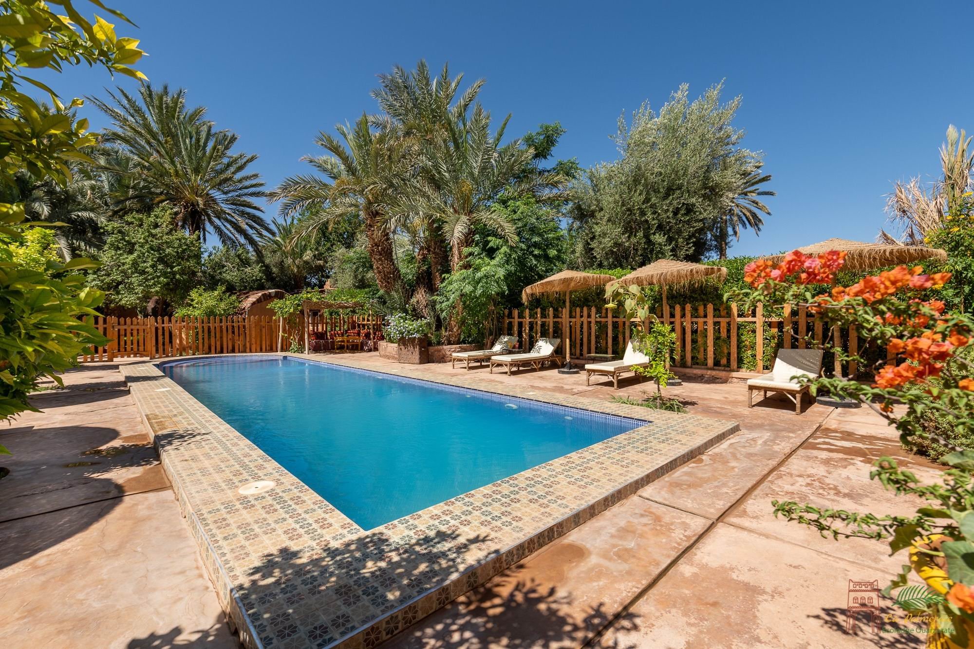 Authentic desert of the Chegaga erg - Palm groves and rock formations of the Anti-Atlas - Palmeraies et formations rocheuses de l Anti Atlas