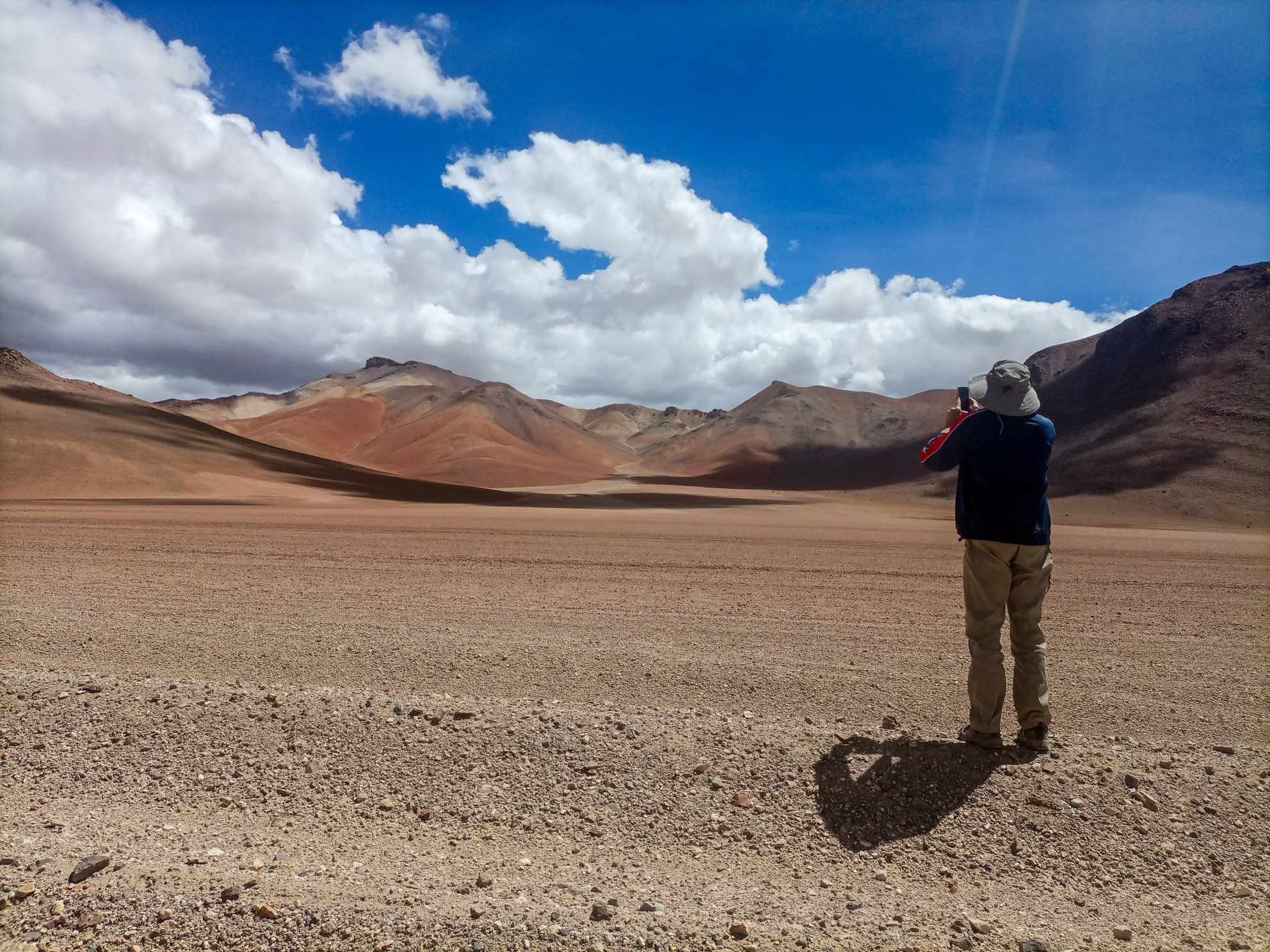 Uyuni, Salzpfannen, Vulkane,
Lagunen und Flamingos - Laguna Colorada - Laguna Verde - Uyuni (oder San Pedro de Atacama) - Tagesfoto