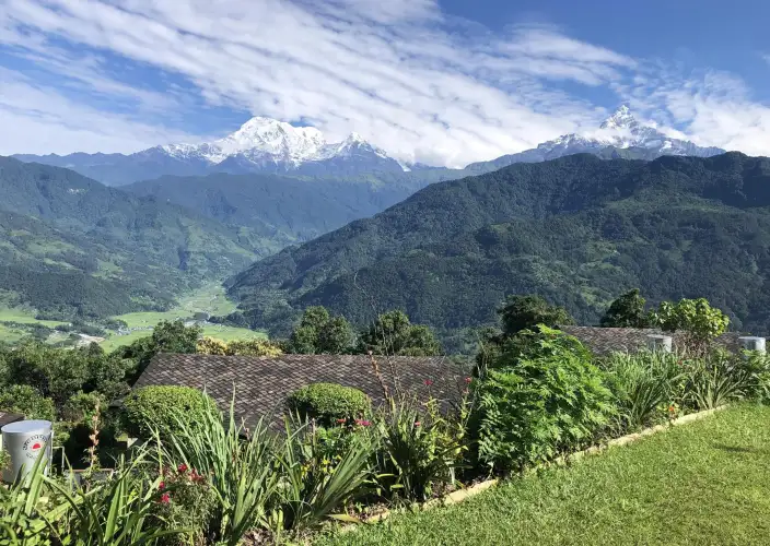 Gesichter Nepals - Am Fuße des Annapurna. - Village