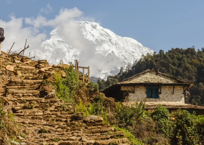 Mágico Annapurna - Trilha Kopra Danda - Caminhada até Dobato – 3349m - Foto do dia