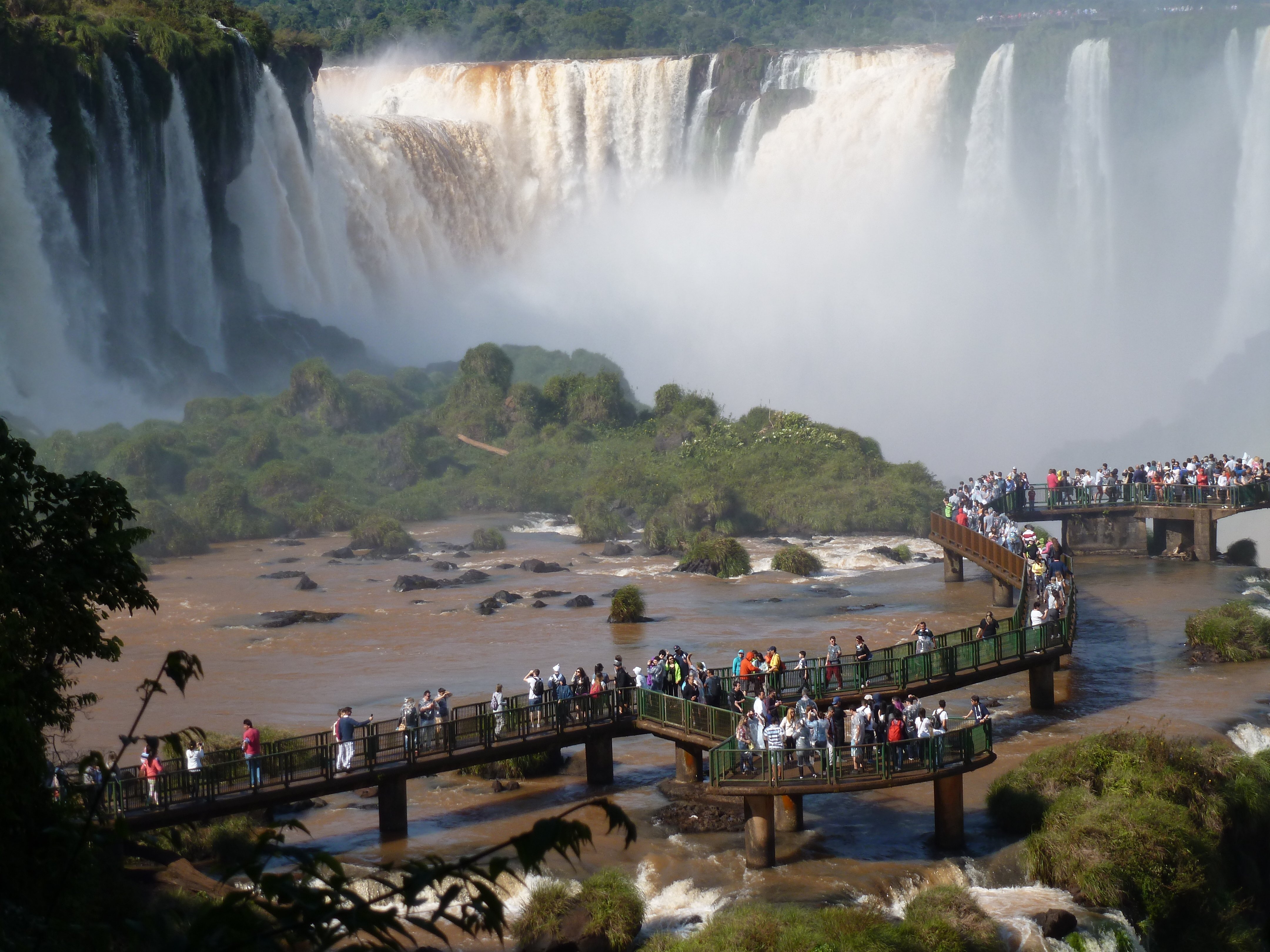 Clássico sul-americano em 11 dias. - Visita às Cataratas do Iguaçu, lado brasileiro. - Foto do dia