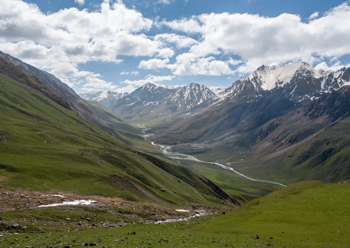 Caminhada a pé no país dos nômades - Jyluu-Suu – Bokonbaev - Foto do dia