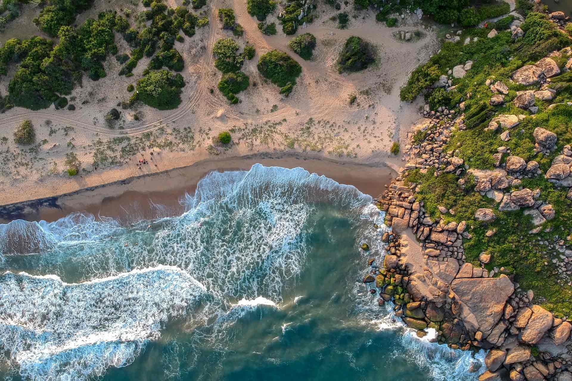 Spirituele reis naar Sri Lanka - Vrije dag op het strand. - Journée libre à la plage