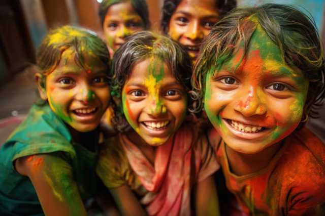 Rajasthan en Holi (het feest van de kleuren)