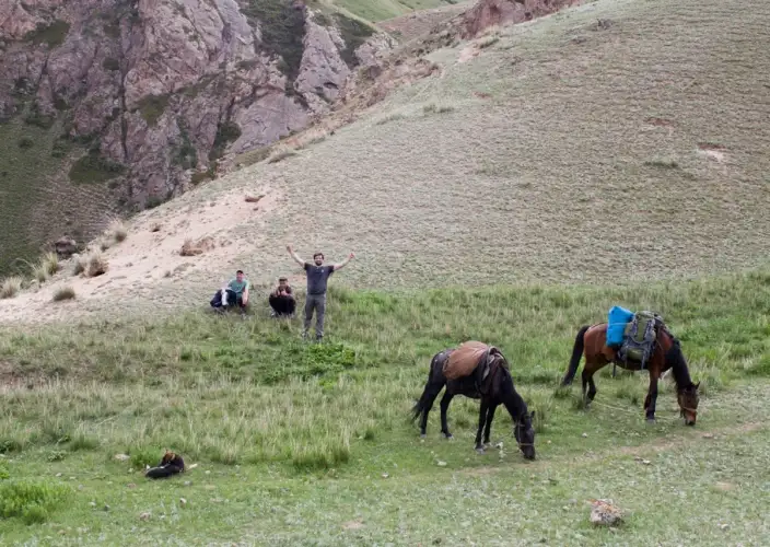 Escursione a cavallo su misura in Kirghizistan – Monti Celesti - NARYN – KYZYL TUU – SHYRYKTY - Foto del giorno