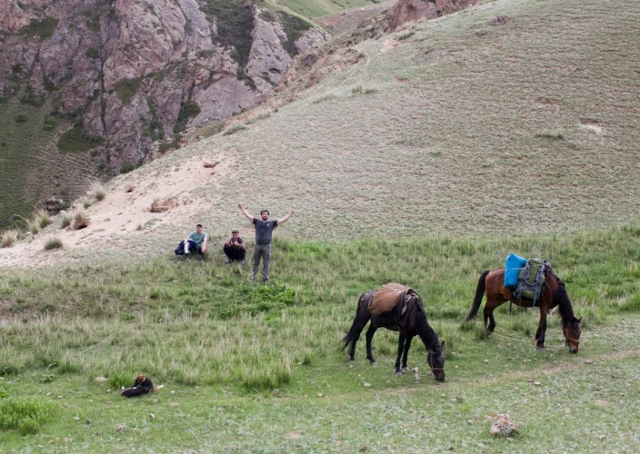 Passeio a cavalo nas Montanhas Celestiais - NARYN – KYZYL TUU – SHYRYKTY - Foto do dia
