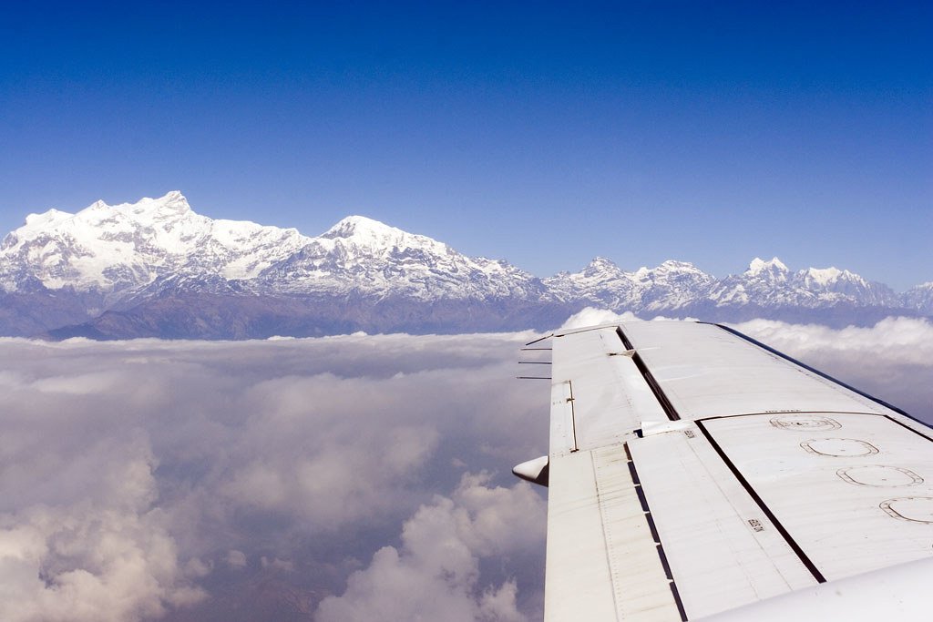 Gesichter Nepals - Zurück in die Hauptstadt. - Flight