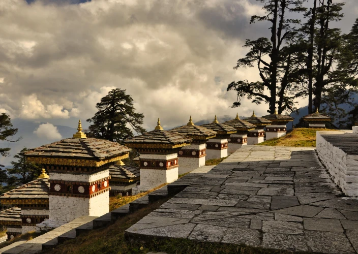 Circuito Cultural Nepal - Butão - Viagem para Punakha via Passo Dochula - 3100m - Passeio turístico em Punakha - Foto do dia