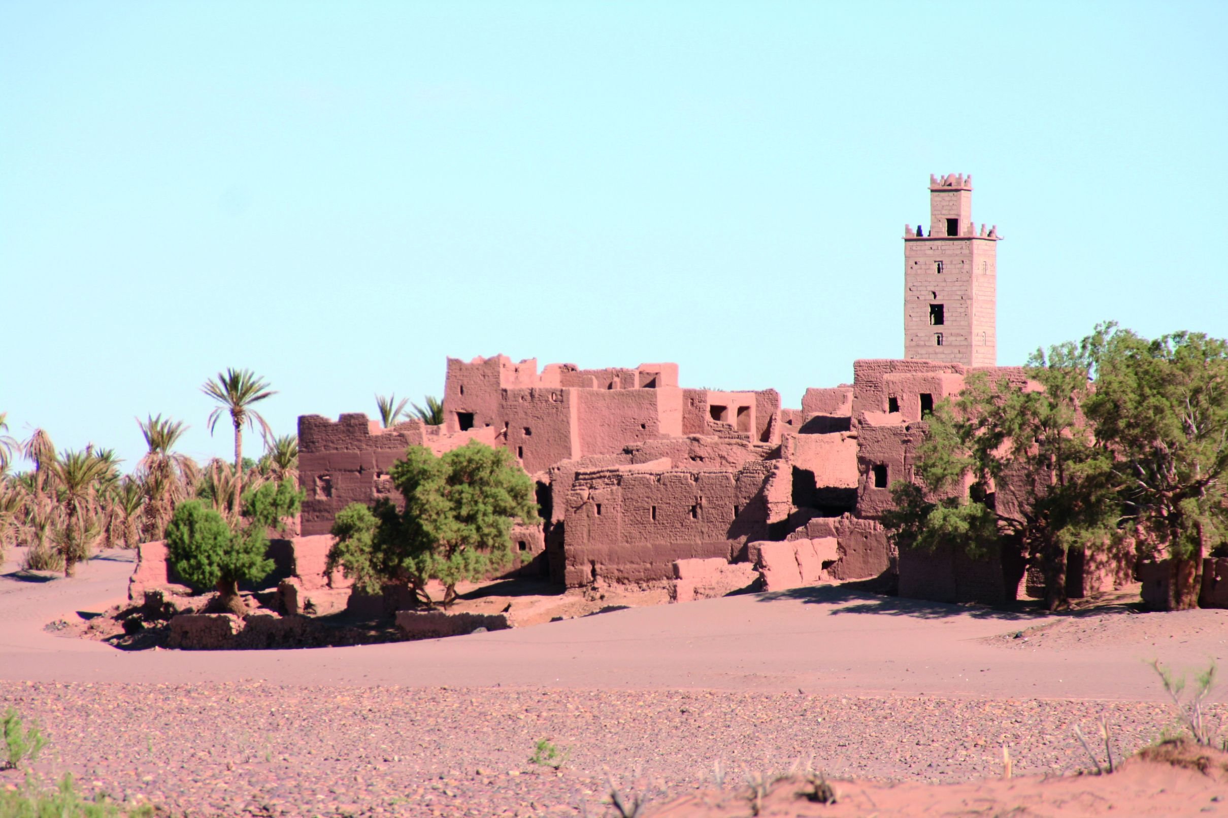 New Year's Eve in Morocco... under the stars of the desert. - Erg L'Âanitie - Oasis of Oulad Driss - Erg L'Âanitie - Oasis d'Oulad Driss