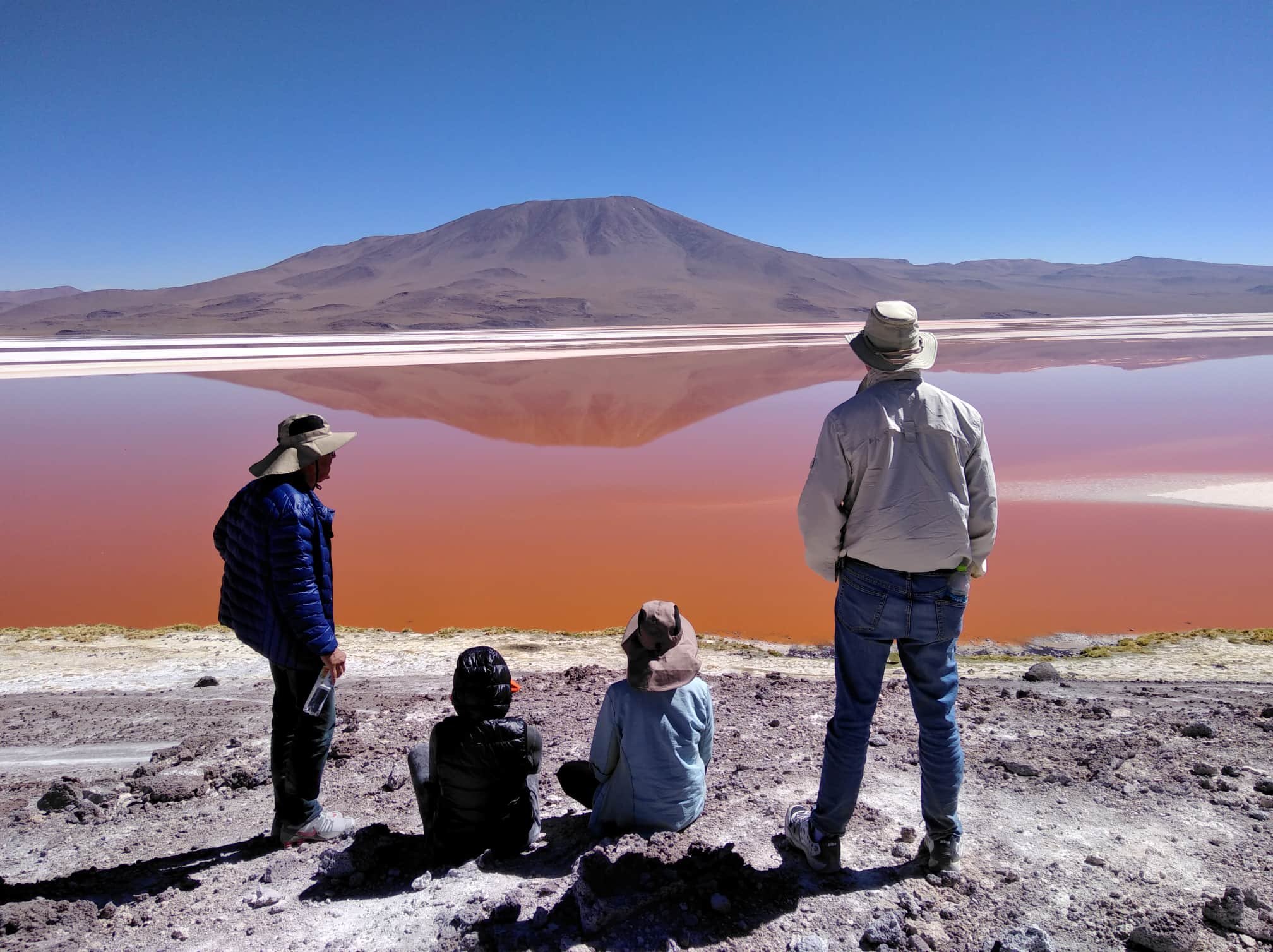 Uyuni, Salzpfannen, Vulkane,
Lagunen und Flamingos - Salzebenen - Altiplano-Lagunen - Tagesfoto