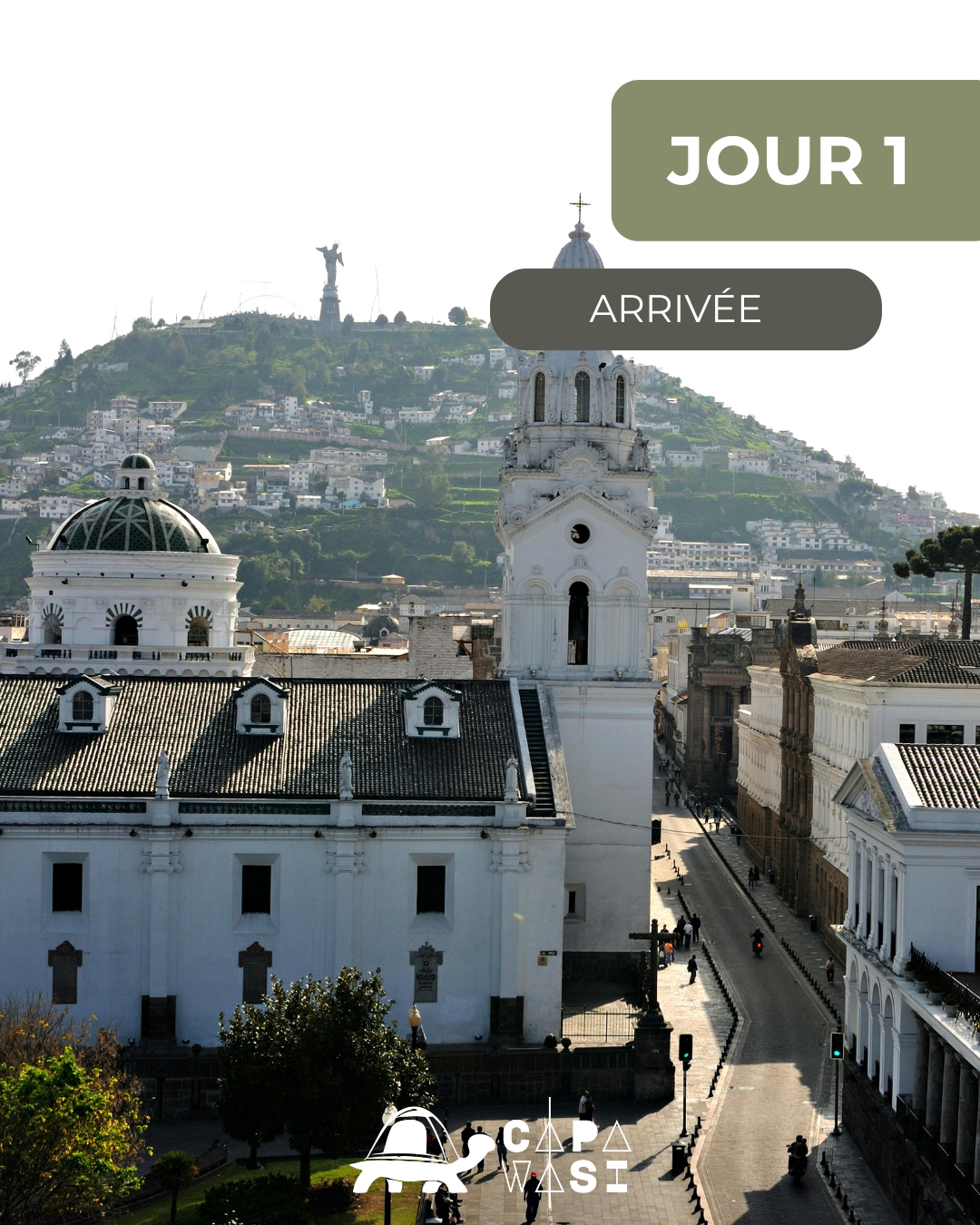 The Great Crossing of the Equator - in a small French-speaking group - WEDNESDAY - Arrival in Quito - Photo of the day