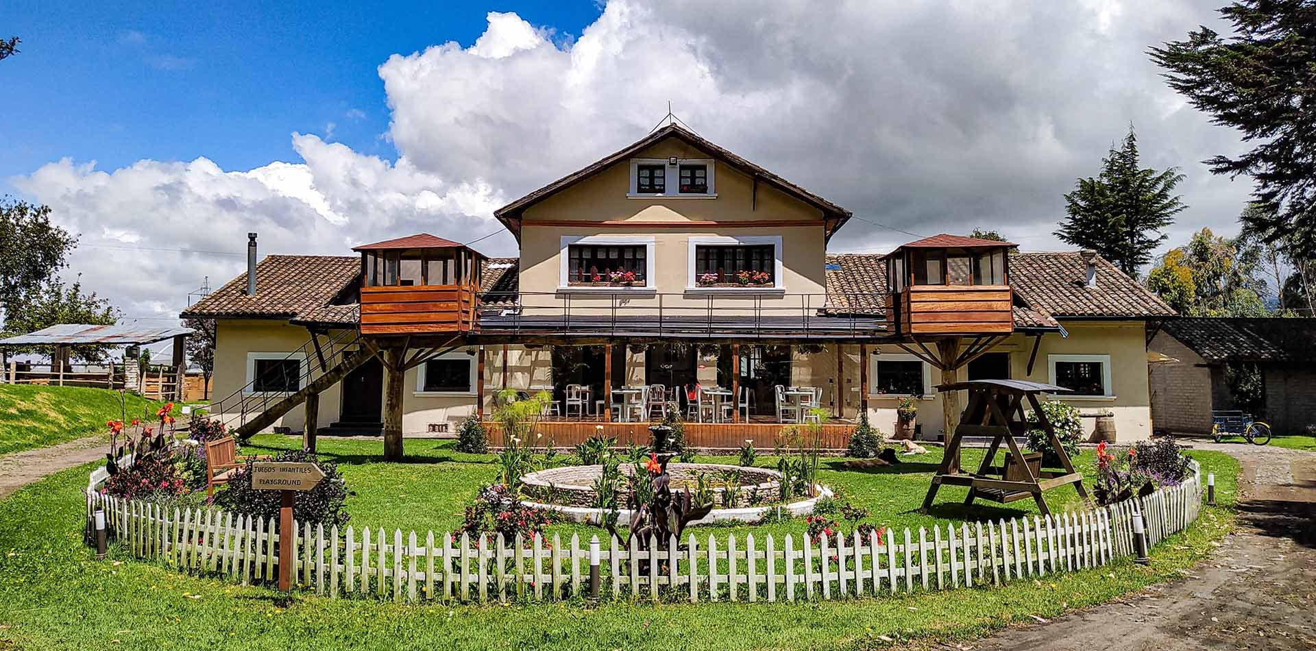 Cotopaxi Lama Express - Arrival at Hostería PapaGayo Cotopaxi - Photo of the day