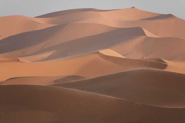 Desierto auténtico del erg Chegaga