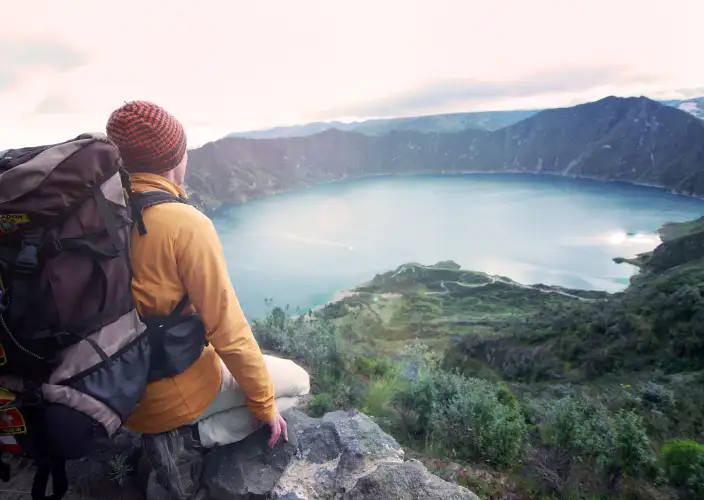 Ecuador : Mountainbike – Circuit Paraíso - Laguna de Quilotoa, Chugchilán, transfer naar Baños - Foto van de dag
