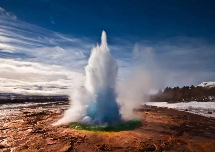 Golden Circle, Friðheimar Tomato Farm & Laugarás Lagoon - Geysir - Photo of the day