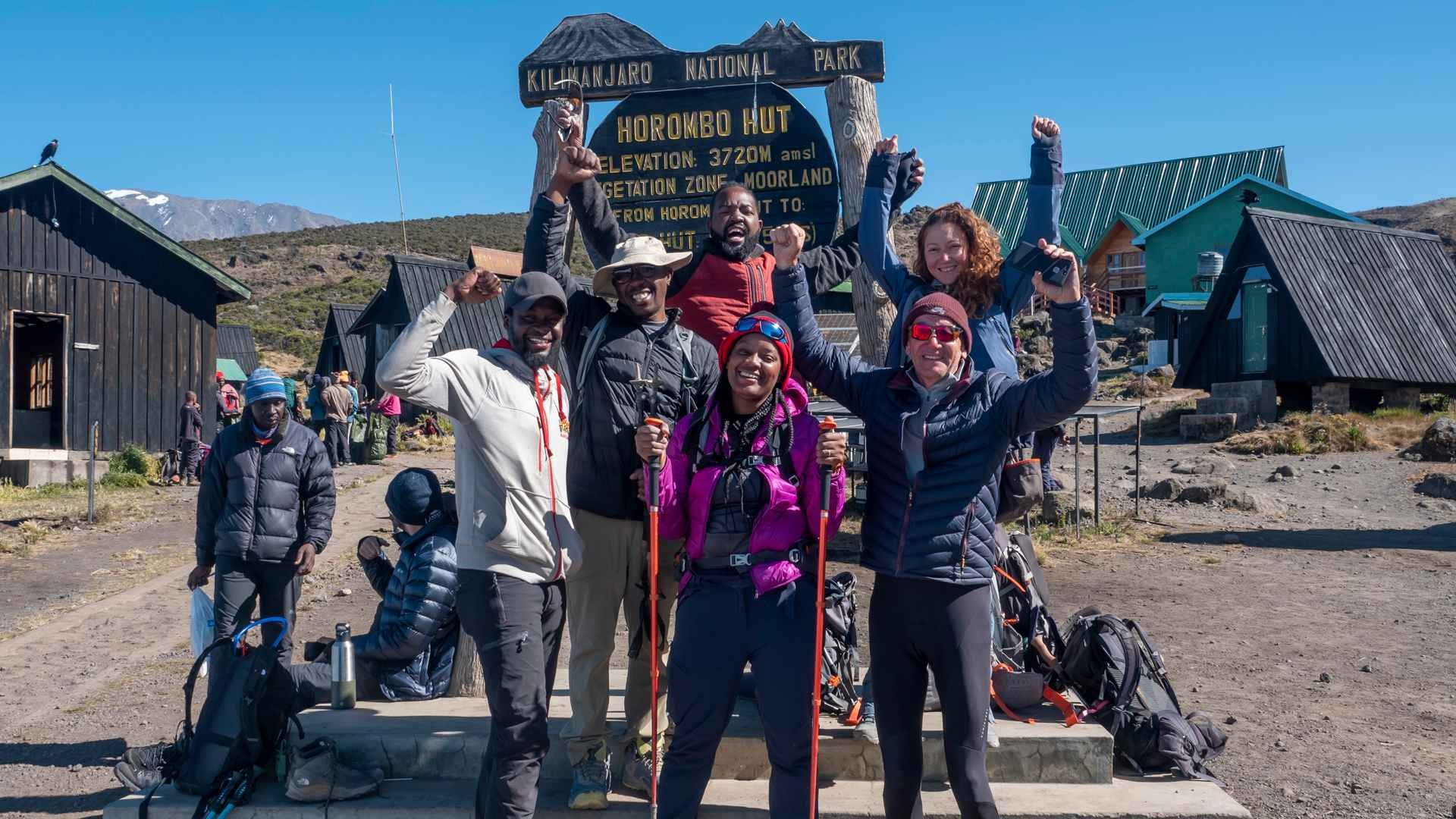 Kilimandjaro : 5 jours, route de Marangu - De Horombo Hut à Kibo Hut - De Horombo Hut à Kibo Hut