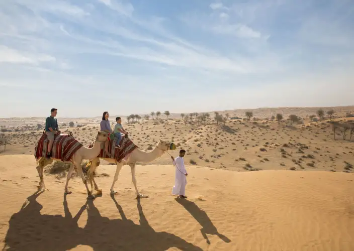 De Arabische Nachten Ervaring: 7 Dagen van Cultuur & Wonderen - Overnachting Woestijnavontuur in Ras Al Khaimah 🌵🏜️✨ - Foto van de dag