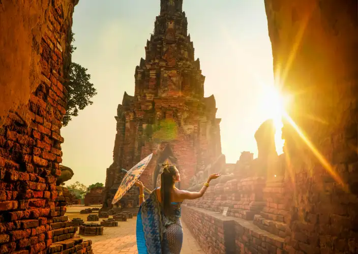 Essentiële hoogtepunten van Thailand: Bangkok, Chiang Rai en Chiang Mai - AYUTTHAYA – CHIANG MAI. Bezoek aan de tempels van Ayutthaya en vlucht naar Chiang Mai - Foto van de dag