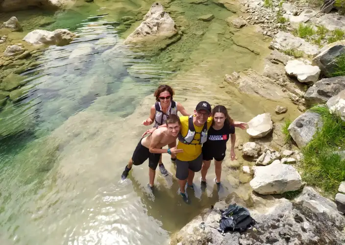 Multi-Aqua en Aragón - Senderismo acuático - Randonnée aquatique