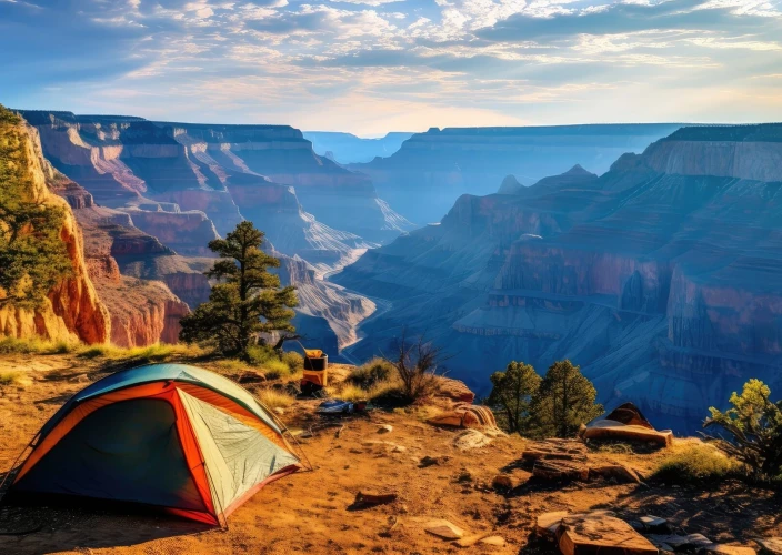 Camping dans les parcs emblématiques des USA - Découverte du Grand Canyon - Photo du jour