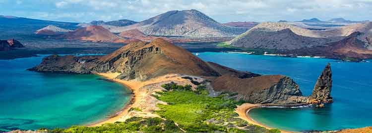 Tour des îles Galápagos - Découverte de l'île Bartolomé ou des îles Plaza - Découverte de l'île Bartolome ou des îles Plaza