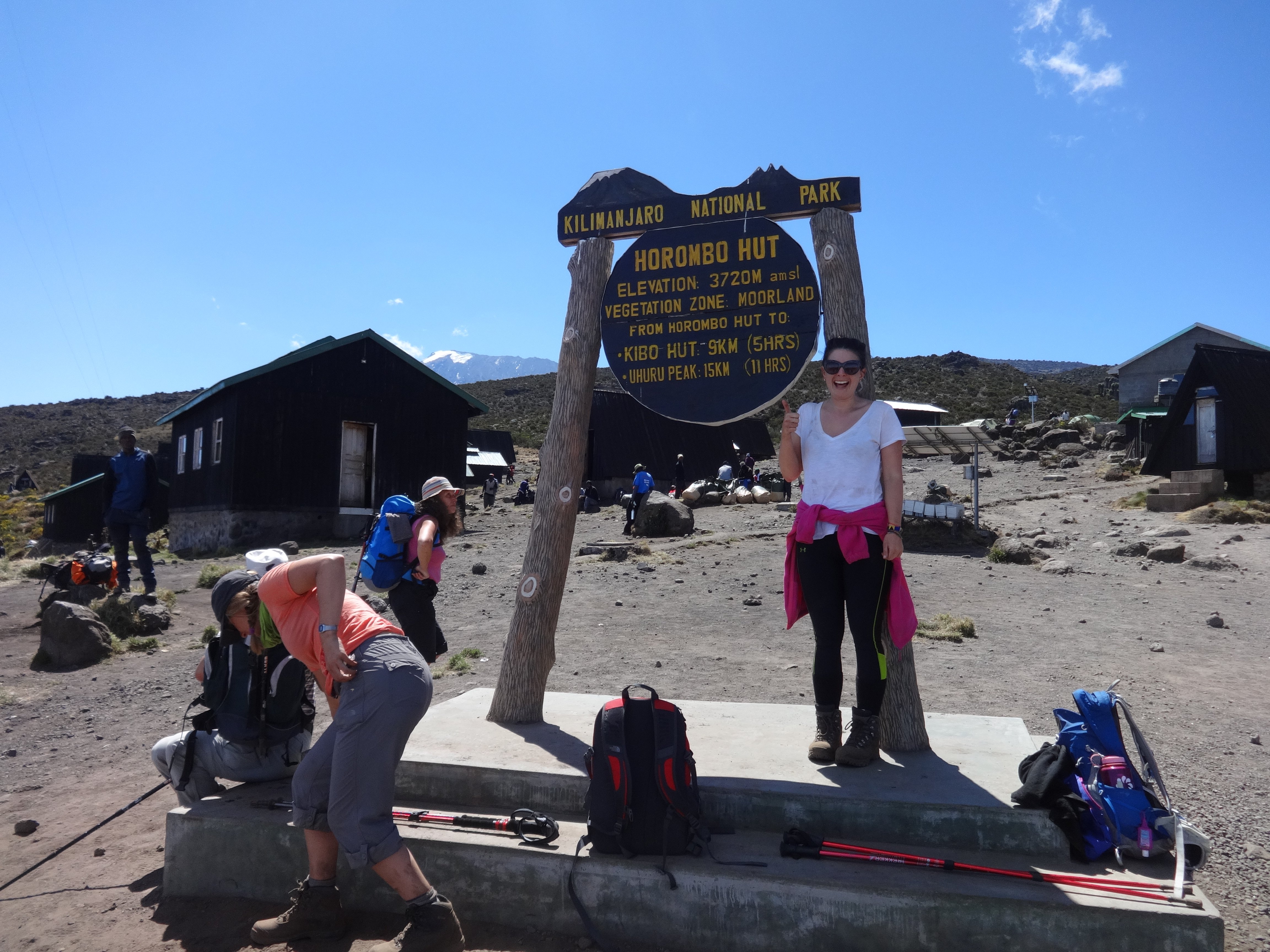 6 Días de Ascenso al Monte Kilimanjaro Ruta Marangu - Mandara Hut (2,700 m) – Horombo Hut (3,700 m) - Foto del día