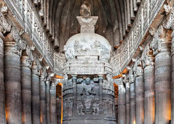 Triangle d'Or, Varanasi et grottes d'Ajanta Ellora : une visite guidée privée et exclusive de luxe - Excursion d'une journée aux grottes d'Ajanta - Photo du jour