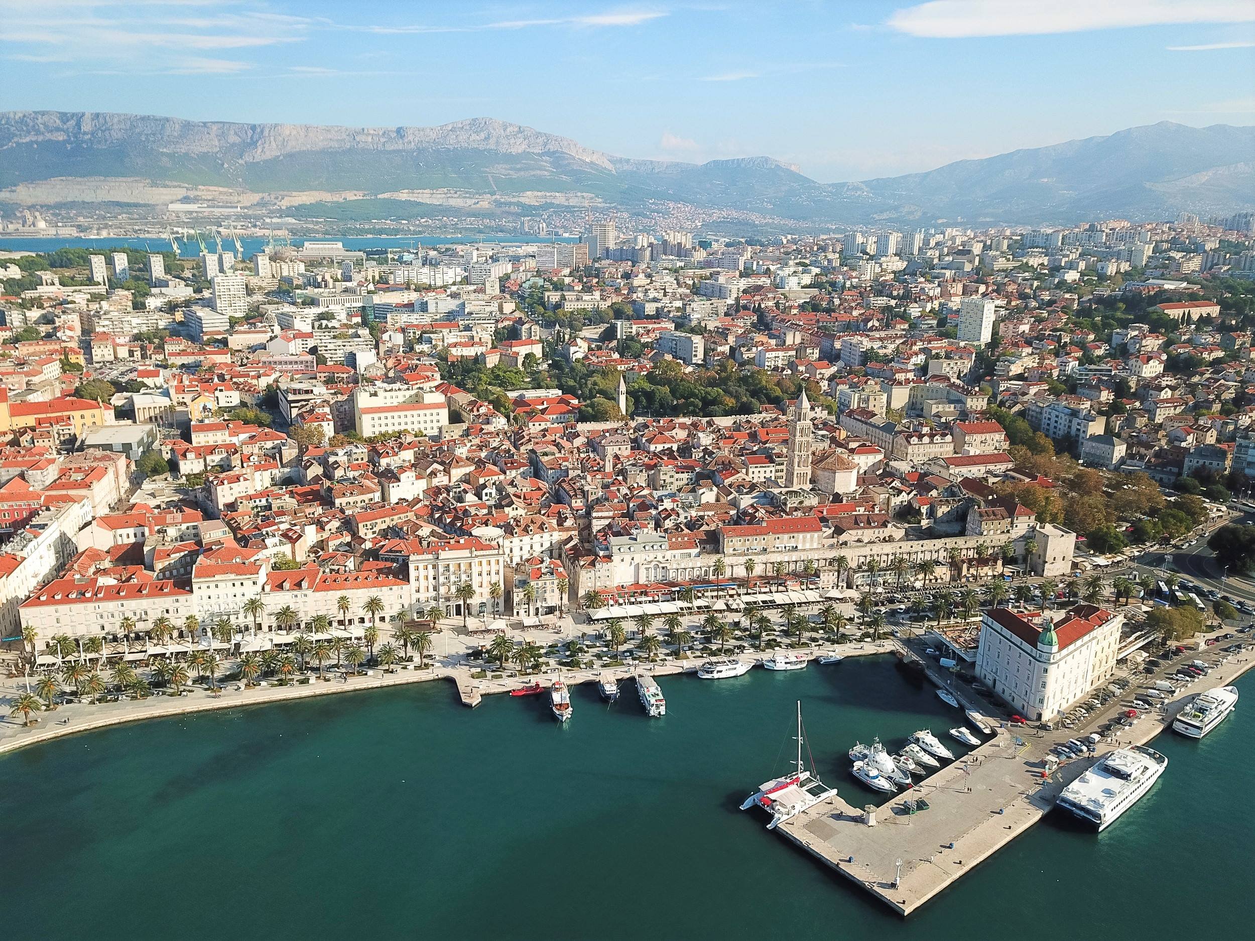 Croácia Autêntica - Split (UNESCO) - pernoite na baía de Split - Split