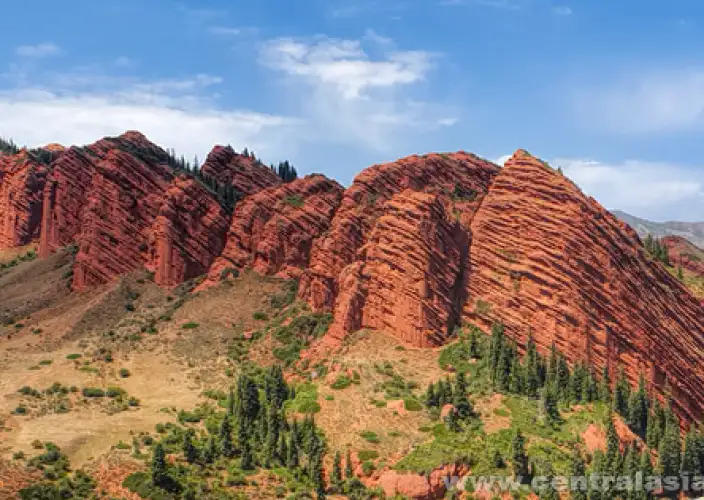 A través de las estepas y la Ruta de la Seda - Karakol y garganta de Djety-Oguz - Foto del día