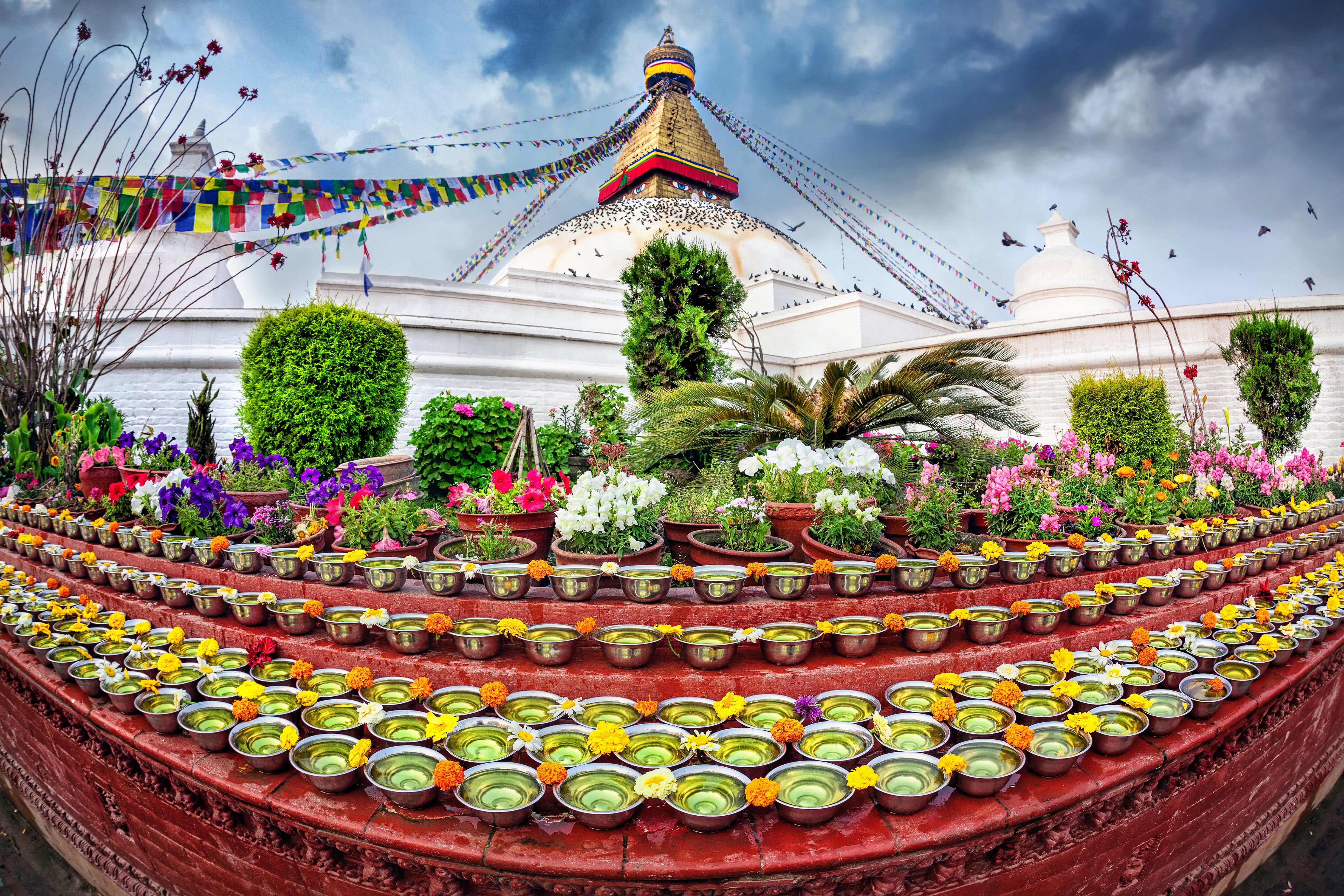 Lac de Gokyo et camp de base de l'Everest - Départ de Katmandou - Départ de Katmandou